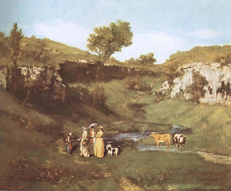 Gustave Courbet Girl Sweden oil painting art